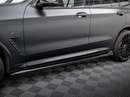 Side Skirts Diffusers - BMW X3 (M-Pack G01 Facelift)