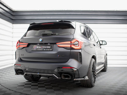 Rear Splitter (Vertical Bars) - BMW X3 (M-Pack G01 Facelift)