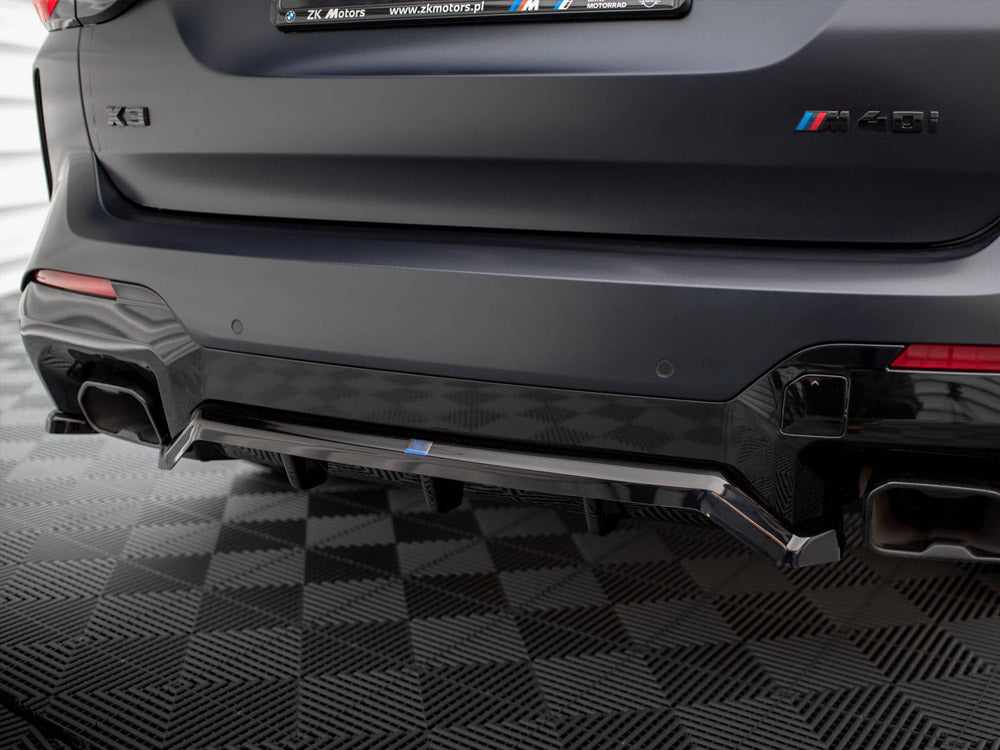 Rear Splitter (Vertical Bars) - BMW X3 (M-Pack G01 Facelift)