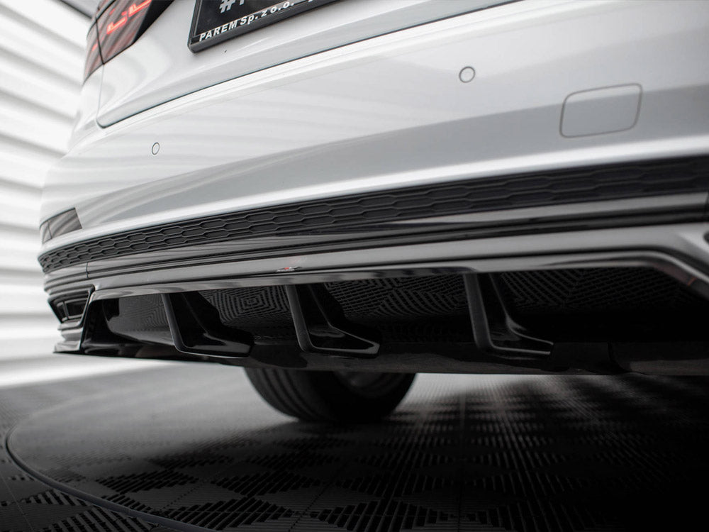 Rear Splitter (Vertical Bars) - Audi A8 S Line D5