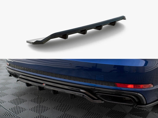 Central Rear Splitter (Vertical Bars) - Audi A4 Competition B9