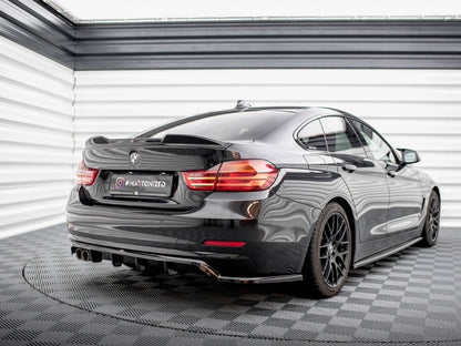Central Rear Splitter (Vertical Bars) - BMW 4 Series (Gran Coupe F36)