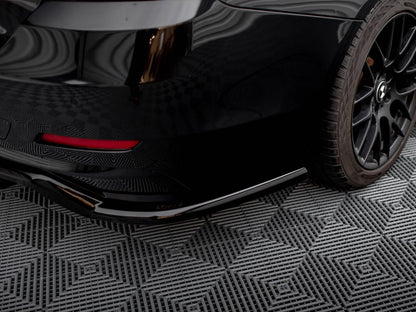 Central Rear Splitter (Vertical Bars) - BMW 4 Series (Gran Coupe F36)
