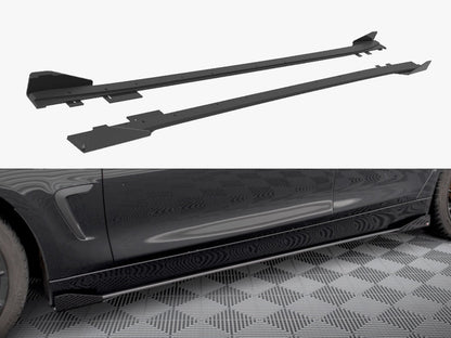 Street PRO Side Skirts Diffusers + Flaps - BMW 4 Series (Gran Coupe F36)