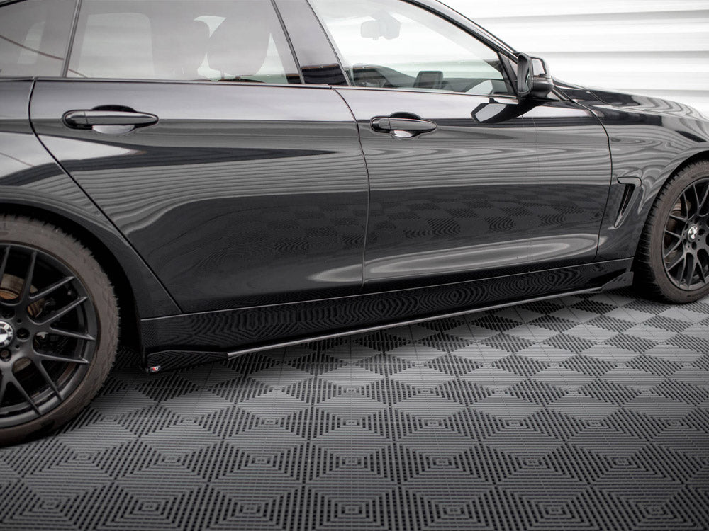 Street PRO Side Skirts Diffusers + Flaps - BMW 4 Series (Gran Coupe F36)