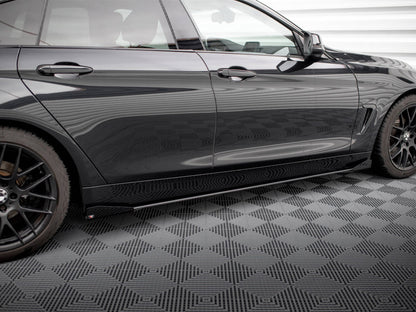 Street PRO Side Skirts Diffusers + Flaps - BMW 4 Series (Gran Coupe F36)