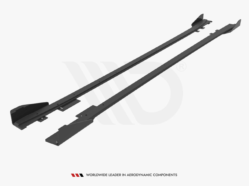 Street PRO Side Skirts Diffusers + Flaps - BMW 4 Series (Gran Coupe F36)
