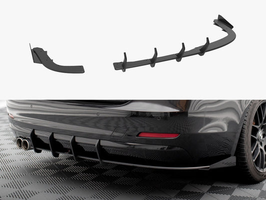Street PRO Rear Diffuser + Flaps - BMW 4 Series (Gran Coupe F36)