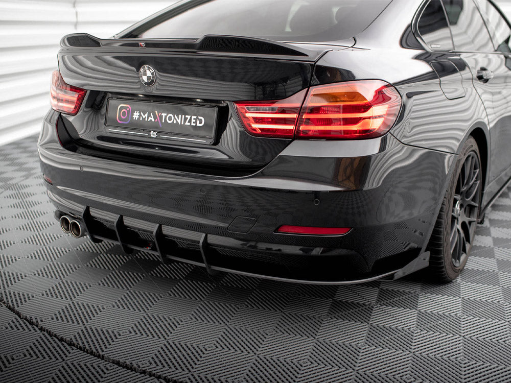 Street PRO Rear Diffuser + Flaps - BMW 4 Series (Gran Coupe F36)
