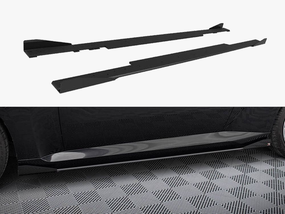 Street PRO Side Skirts Diffusers + Flaps - BMW 2 Series (Coupe G42)