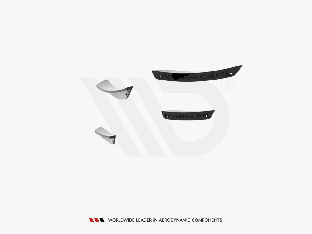 Front Bumper Wings (Canards) - Audi S3 / A3 S Line 8V Sedan / Cabrio