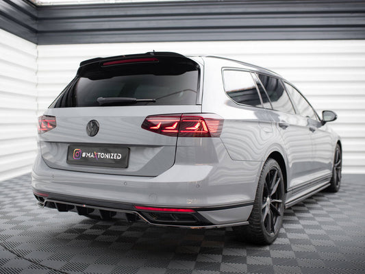 Rear Splitter (Vertical Bars) - Volkswagen Passat R-Line B8 Facelift
