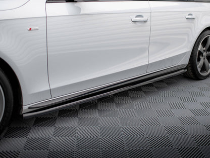 Side Skirts Diffusers V.3 - Audi A4 / A4 S Line / S4 B8
