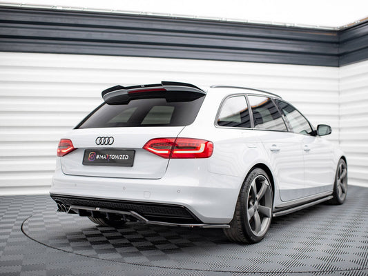 Central Rear Splitter (Vertical Bars) - Audi A4 Competition B8 Facelift