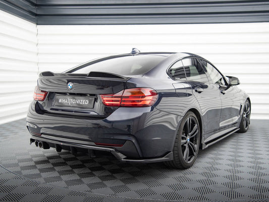 Central Rear Splitter (Vertical Bars) - BMW 4 Series (Coupe / Gran Coupe / Cabrio M-Pack F32 / F36 / F33)
