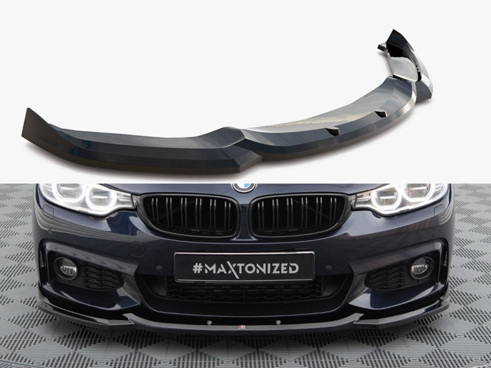 Front Splitter V.6 - BMW 4 Series (Coupe / Gran Coupe / Cabrio M-Pack F32 / F36 / F33)