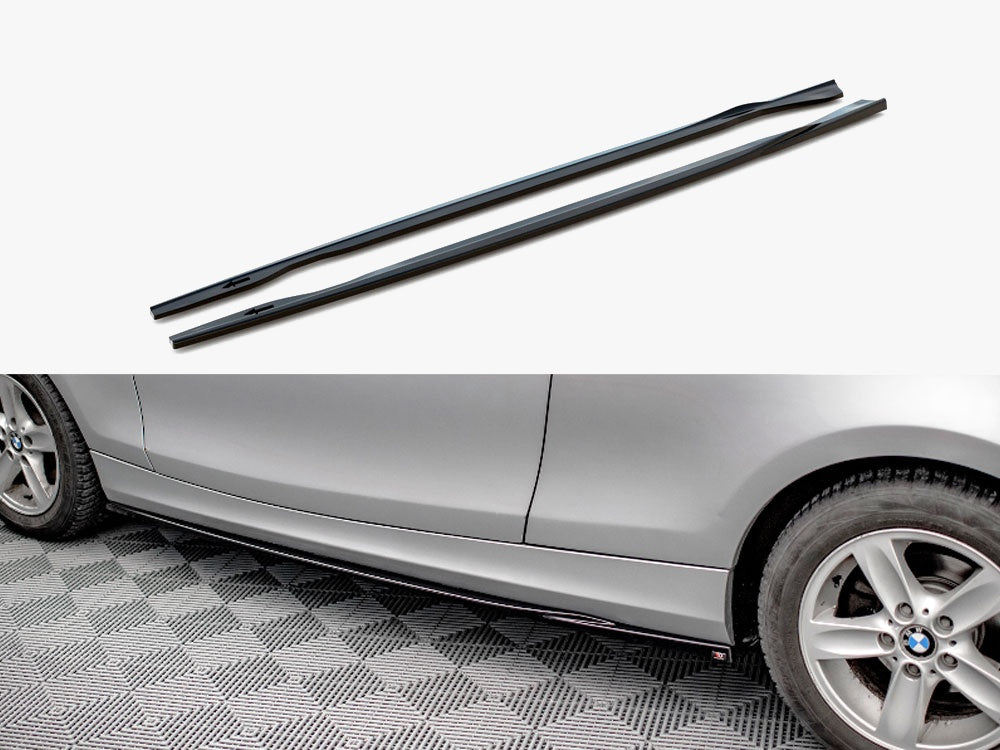 Side Skirts Diffusers V2 - BMW 1 Series E81 (Facelift)