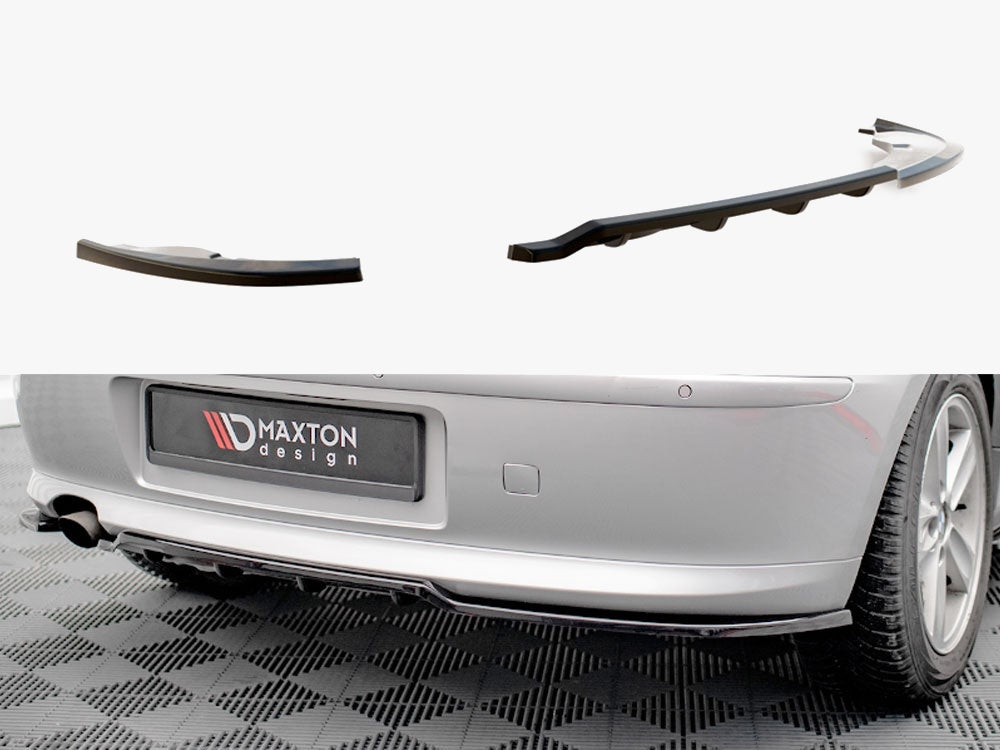 Central Rear Splitter (Vertical Bars) - BMW 1 Series E81 (Facelift)