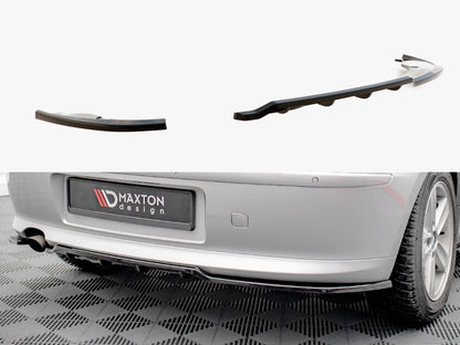 Central Rear Splitter (Vertical Bars) - BMW 1 Series E81 (Facelift)