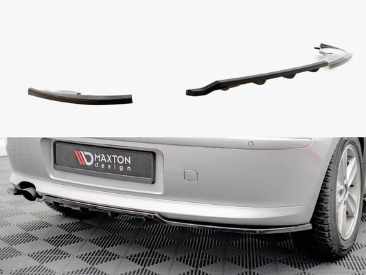 Central Rear Splitter (Vertical Bars) - BMW 1 Series E81 (Facelift)