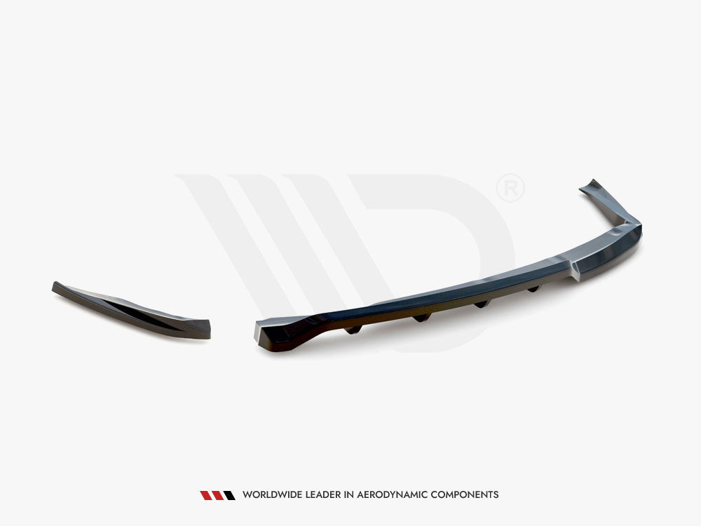 Central Rear Splitter (Vertical Bars) - BMW 1 Series (M-Pack E87 Facelift)