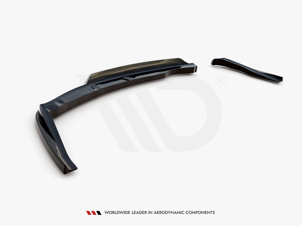 Central Rear Splitter (Vertical Bars) - BMW 1 Series (M-Pack E87 Facelift)