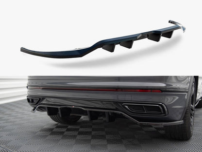 Rear Splitter (Vertical Bars) - Volkswagen Tiguan R-Line Mk2 Facelift