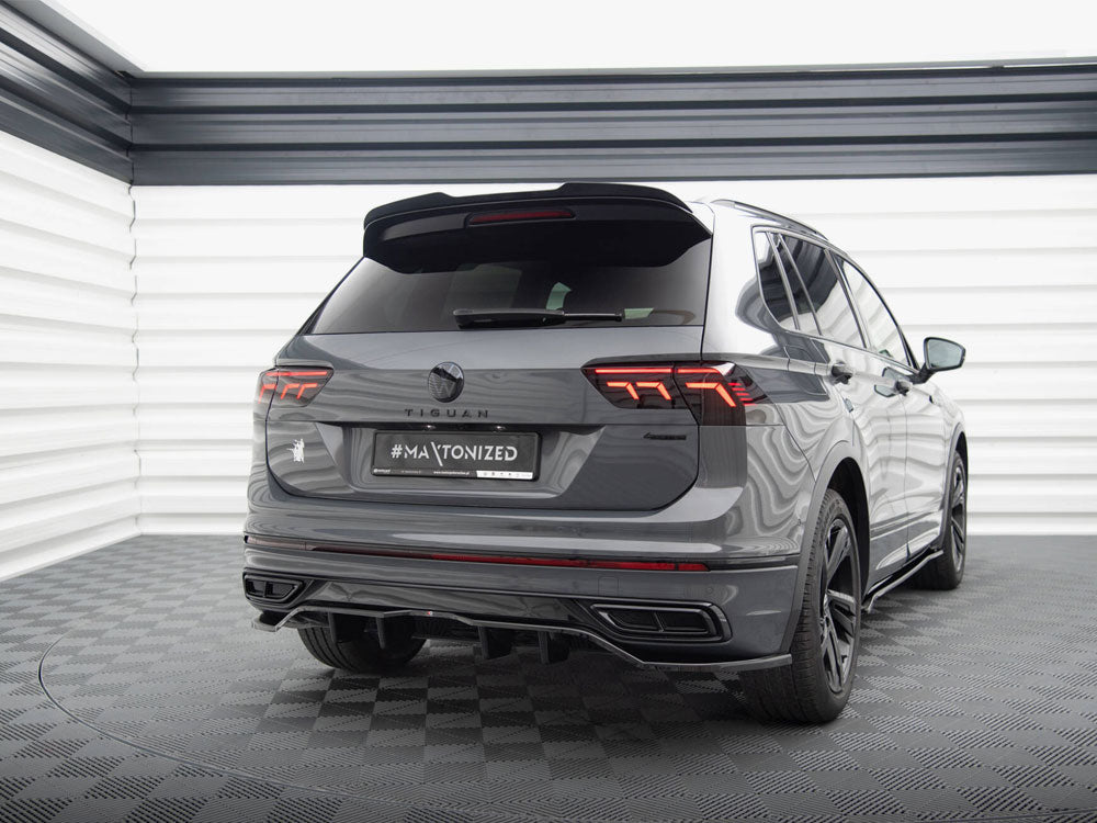 Rear Splitter (Vertical Bars) - Volkswagen Tiguan R-Line Mk2 Facelift