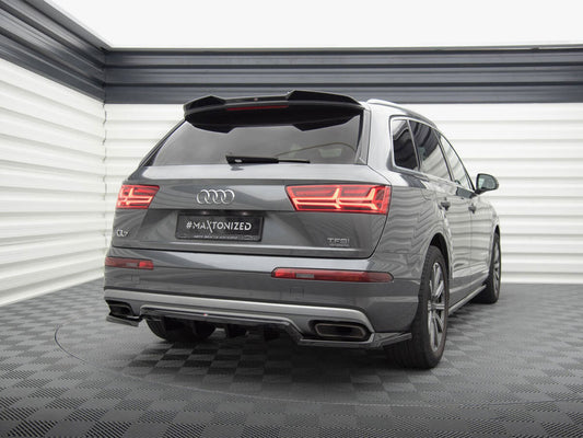 Central Rear Splitter (Vertical Bars) - Audi Q7 Mk2