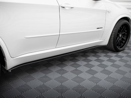 Side Skirts Diffusers - BMW X5 E70 (Facelift M Sport)