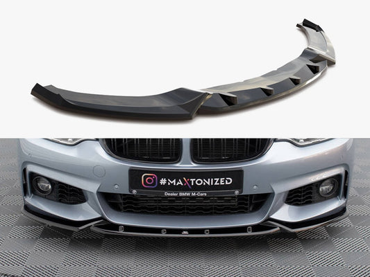Front Splitter V.3 - BMW 4 Series (Coupe / Gran Coupe / Cabrio M-Pack F32 / F36 / F33)