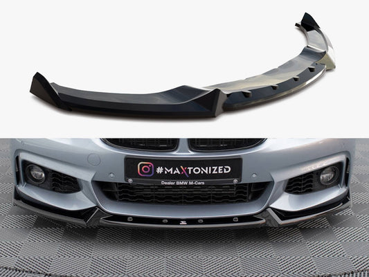 Front Splitter V.4 - BMW 4 Series (Coupe / Gran Coupe / Cabrio M-Pack F32 / F36 / F33)
