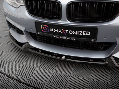 Front Splitter V.4 - BMW 4 Series (Coupe / Gran Coupe / Cabrio M-Pack F32 / F36 / F33)