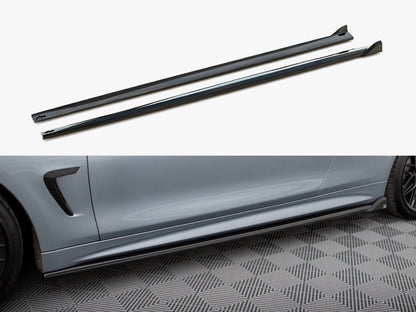 Side Skirts Diffusers V2 - BMW 4 Series (Coupe / Gran Coupe / Cabrio M-Pack F32 / F36 / F33)