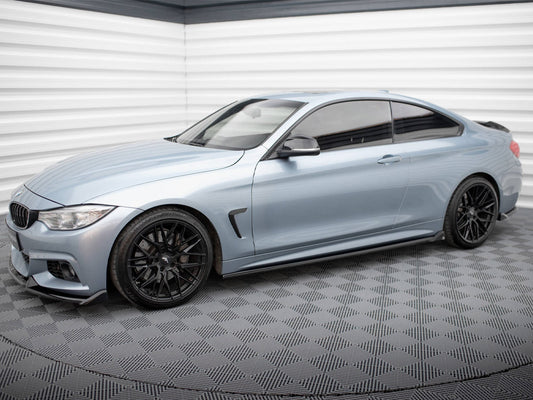 Side Skirts Diffusers V2 - BMW 4 Series (Coupe / Gran Coupe / Cabrio M-Pack F32 / F36 / F33)