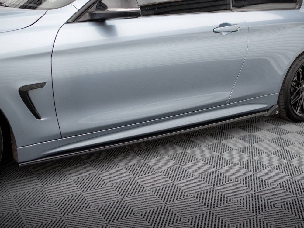 Side Skirts Diffusers V2 - BMW 4 Series (Coupe / Gran Coupe / Cabrio M-Pack F32 / F36 / F33)