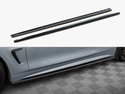 Side Skirts Diffusers V.3 - BMW 4 Series (Coupe / Gran Coupe / Cabrio M Sport F32 / F36 / F33)