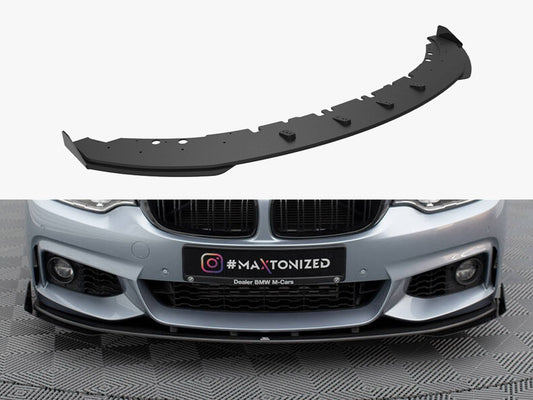 Street PRO Front Splitter + Flaps - BMW 4 Series (Coupe / Gran Coupe / Cabrio M-Pack F32 / F36 / F33)