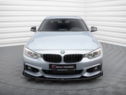 Street PRO Front Splitter + Flaps - BMW 4 Series (Coupe / Gran Coupe / Cabrio M-Pack F32 / F36 / F33)