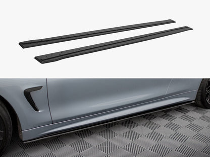 Street PRO Side Skirts Diffusers - BMW 4 Series (Coupe / Gran Coupe / Cabrio M-Pack F32 / F36 / F33)