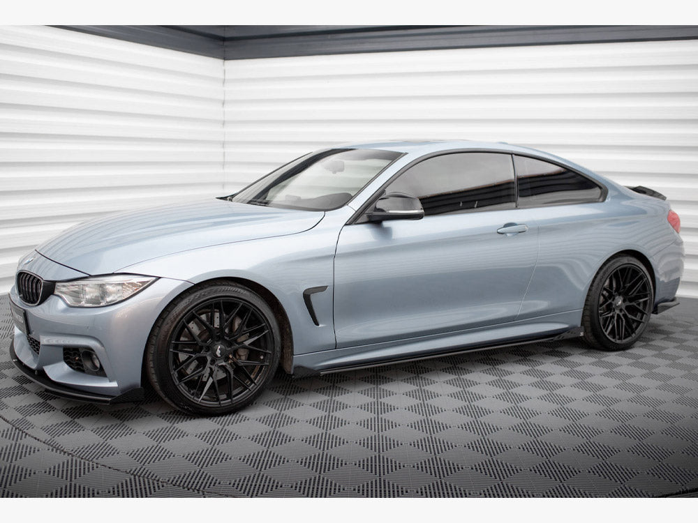 Street PRO Side Skirts Diffusers + Flaps - BMW 4 Series (Coupe / Gran Coupe / Cabrio M-Pack F32 / F36 / F33)