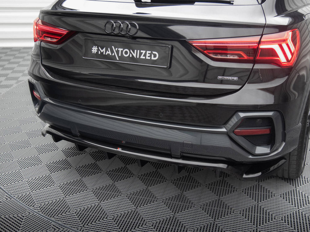 Rear Splitter (Vertical Bars) - Audi Q3 Sportback F3