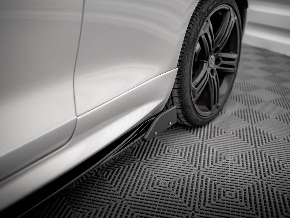 Side Skirts Diffusers V.2 + Flaps - Volkswagen Scirocco R Mk3