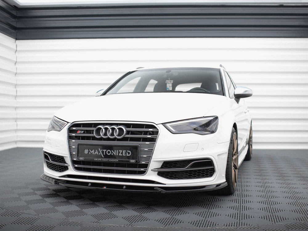 Front Splitter V.2 - Audi S3 / A3 S Line Sportback / Hatchback 8V