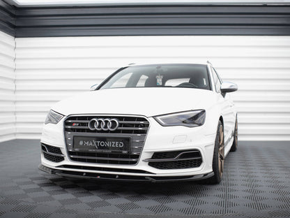 Front Splitter V.2 - Audi S3 / A3 S Line Sportback / Hatchback 8V