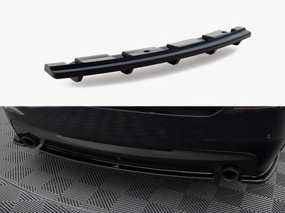 Central Rear Splitter (Vertical Bars) - BMW 5 Series F11 (M-Pack)