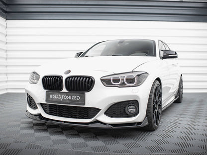 Front Splitter V.4 CSL Look - BMW 1 Series (M-Pack / M140i F20 Facelift)