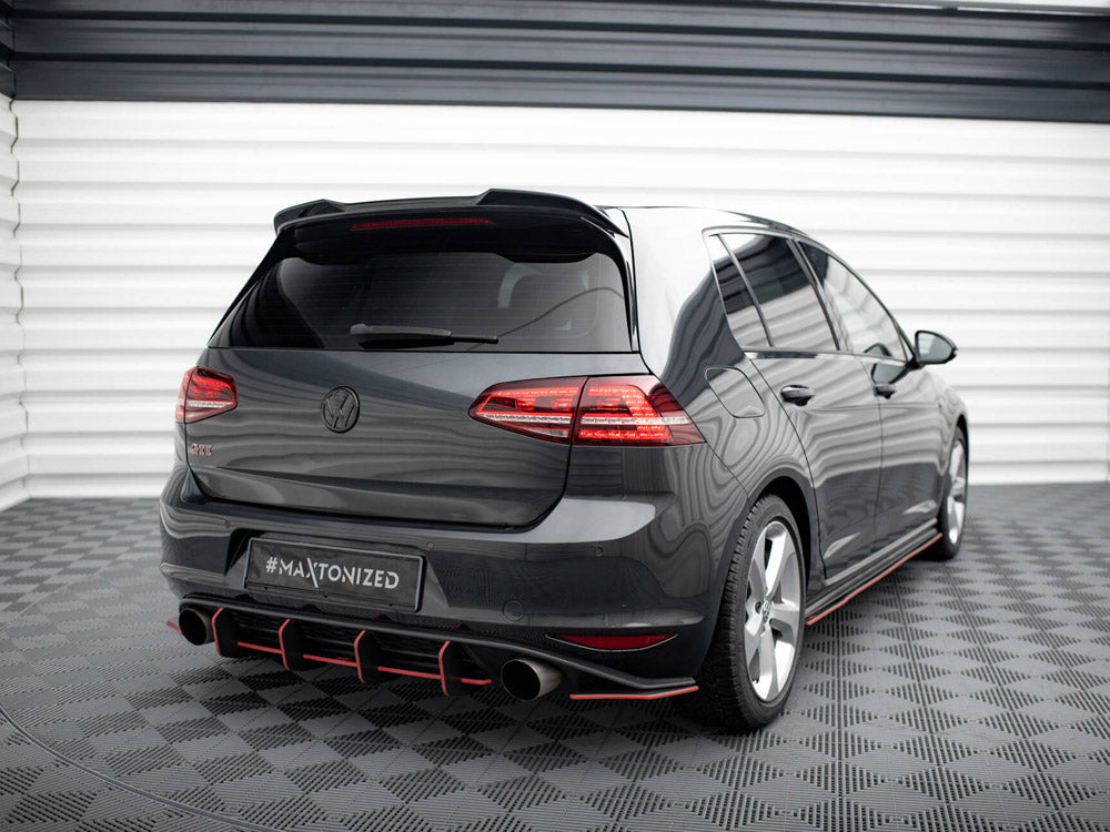 Spoiler CAP 3D - Volkswagen Golf R / R-Line / GTI / GTD Mk7 / Mk7 Facelift
