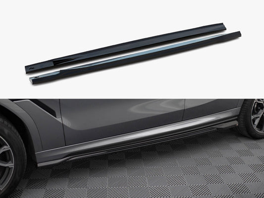 Side Skirts Diffusers V1 - BMW X6 (M-Pack G06 Facelift)