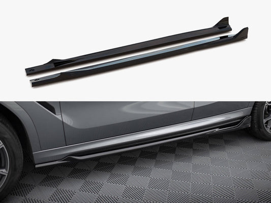 Side Skirts Diffusers V2 - BMW X6 (M-Pack G06 Facelift)